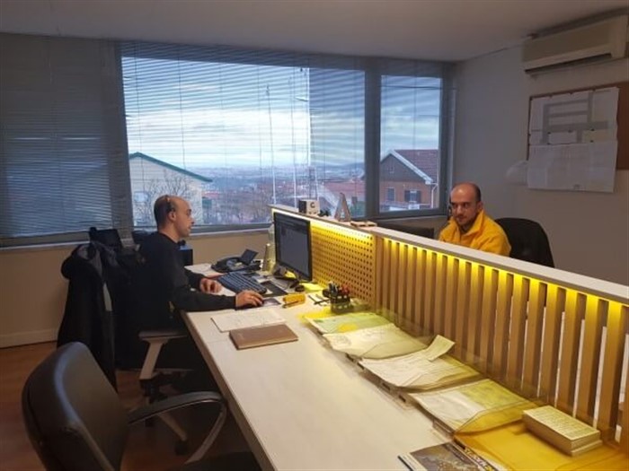 escritório da transportadora de mudanças internacionais